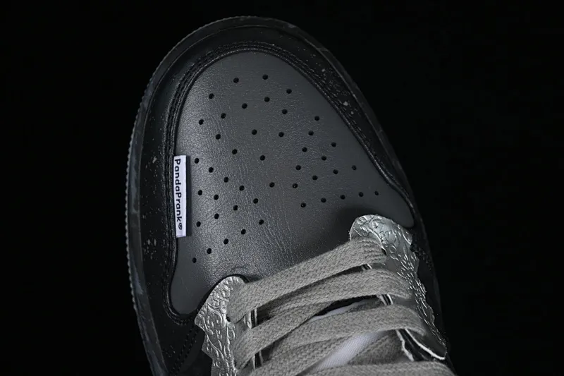 All categories Air Jordan Jordan series basketball shoes Air Jordan 1 Low Air Jordan 1 Low AJ1 Joe 1 Panda Prank Modern Wei Realm Gray Series Black and Silver Gray Low-top Cultural and Casual Shoes 553560-053